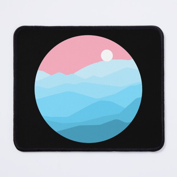 Item preview, Subtle Trans Pride Flag Landscape designed and sold by everything4eva.