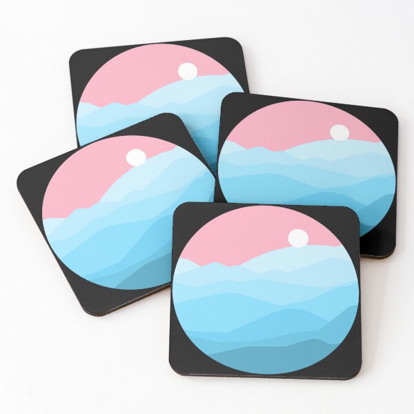 Item preview, Subtle Trans Pride Flag Landscape designed and sold by everything4eva.