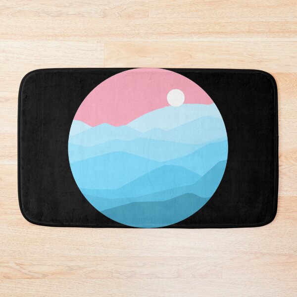 Item preview, Subtle Trans Pride Flag Landscape designed and sold by everything4eva.