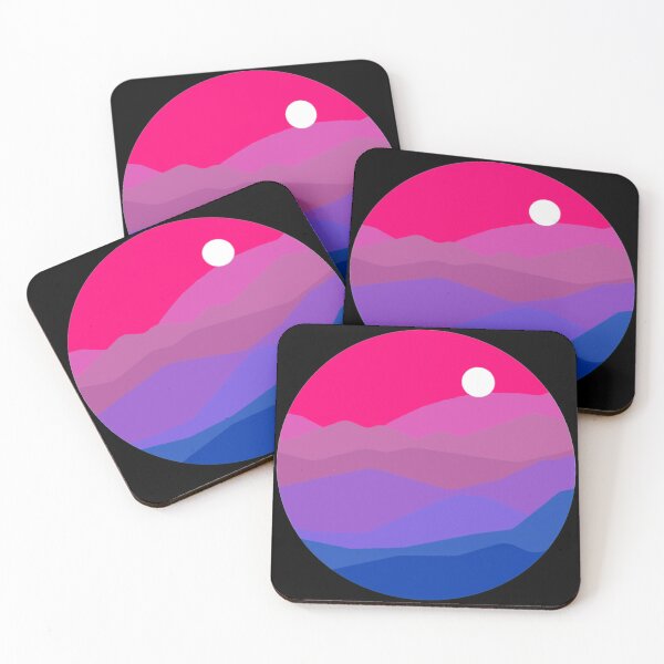 Item preview, Subtle Bi Pride Flag Landscape designed and sold by everything4eva.