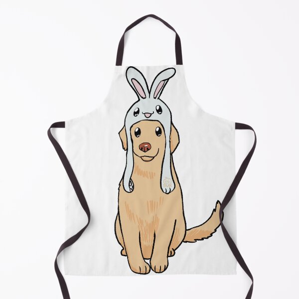 Item preview, Golden Retriever with Bunny ear | Bunny ear Golden retriever designed and sold by Golden Turtle Studio.