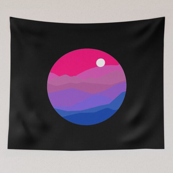 Item preview, Subtle Bi Pride Flag Landscape designed and sold by everything4eva.