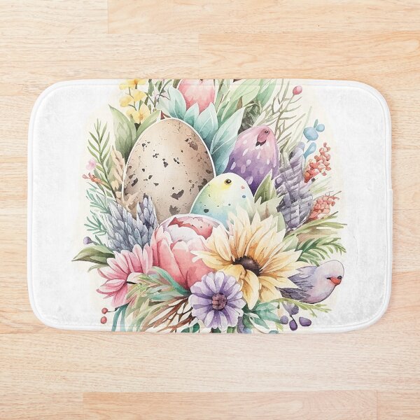 Item preview, Huevo de Pascua de acuarela Pegatina designed and sold by RLan.