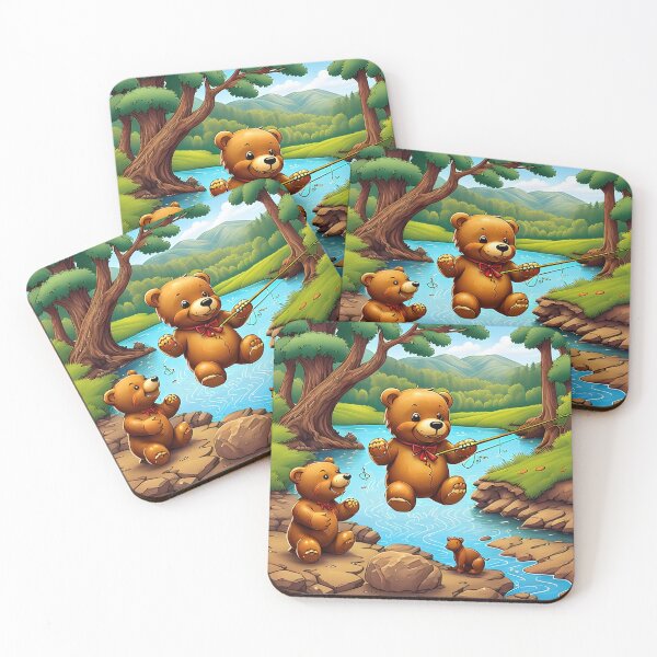 Item preview, bear fishing designed and sold by novmasao.