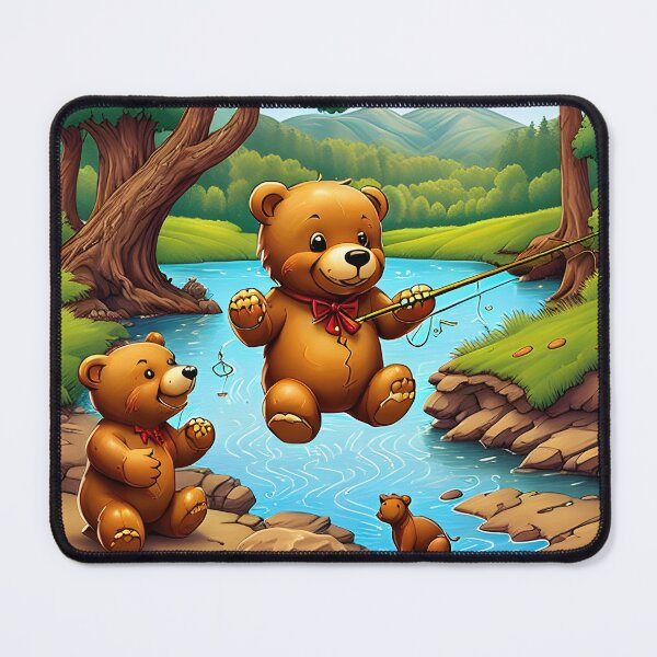 Item preview, bear fishing designed and sold by novmasao.