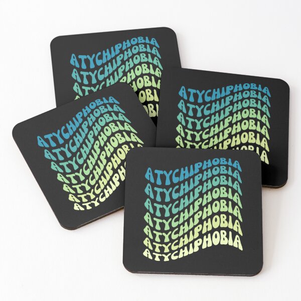 Item preview, Wavy Atychiphobia Text Design designed and sold by chetan786.