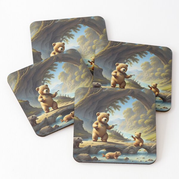 Item preview, bears in river designed and sold by novmasao.