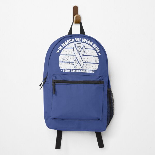 Item preview, In March We Wear Blue For Colon Cancer Awareness Heart designed and sold by BLZART.