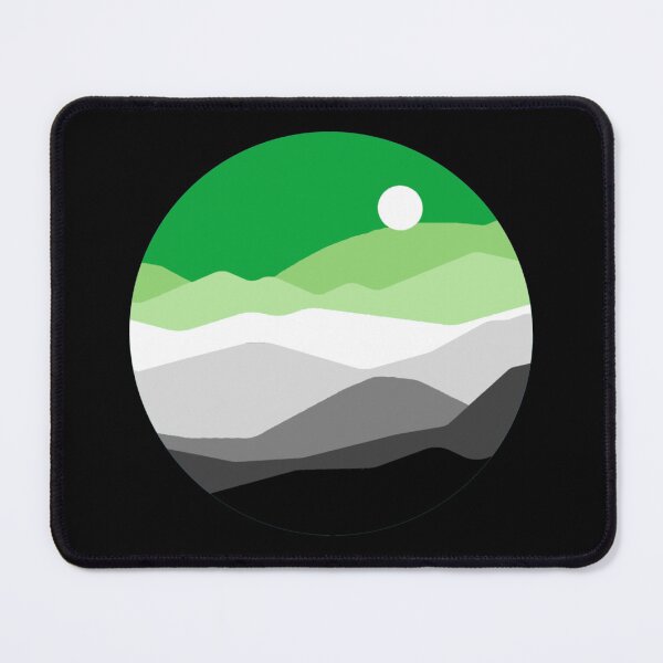 Item preview, Subtle Aromantic Pride Flag Landscape designed and sold by everything4eva.