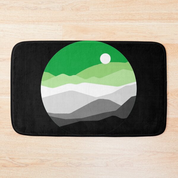 Item preview, Subtle Aromantic Pride Flag Landscape designed and sold by everything4eva.