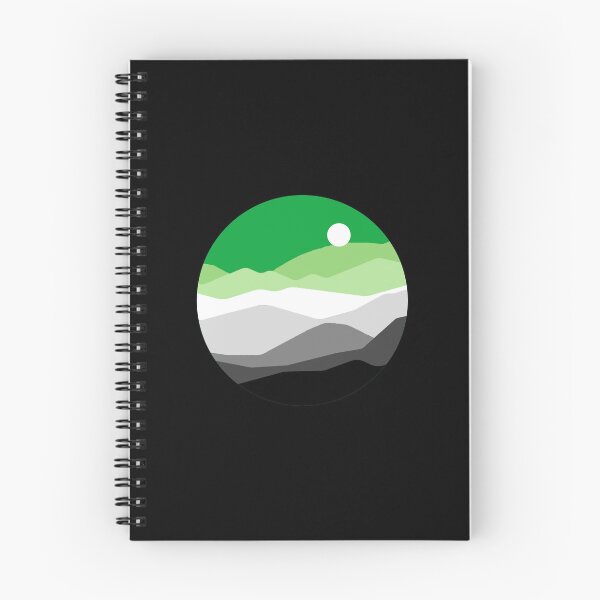 Item preview, Subtle Aromantic Pride Flag Landscape designed and sold by everything4eva.