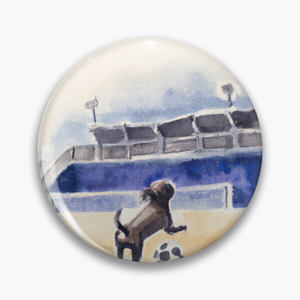 Item preview, Dog playing soccer at the stadium-Edited AI generated art designed and sold by Frostp.