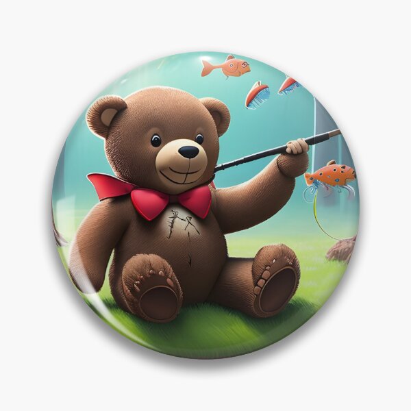Item preview, fishing bear designed and sold by novmasao.