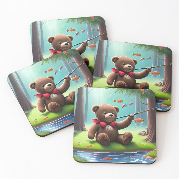 Item preview, fishing bear designed and sold by novmasao.