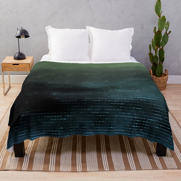 Item preview, Aqua Blue Green Black Abstract Digital Design  designed and sold by kattakitty.