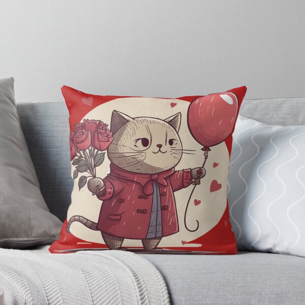 Item preview, Romantic Valentines Day Norwegian Cat Victor designed and sold by bestsalernow.