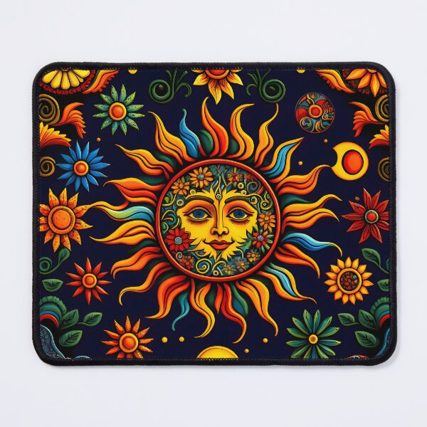 Item preview, Huichol sun and flowers designed and sold by Mony26.