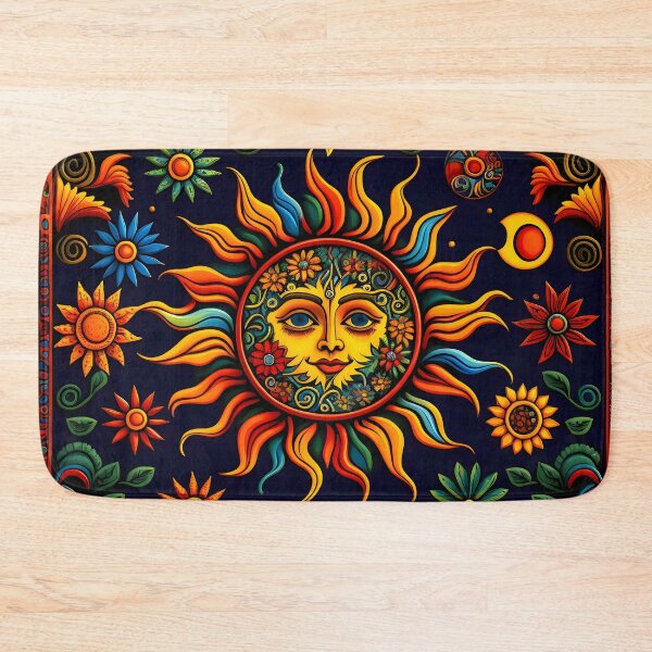 Item preview, Huichol sun and flowers designed and sold by Mony26.