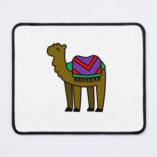 Item preview, Cute Happy Camel with Red, Green and Purple Design designed and sold by OrderofOps.