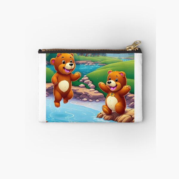 Item preview, bear playing in the river designed and sold by novmasao.