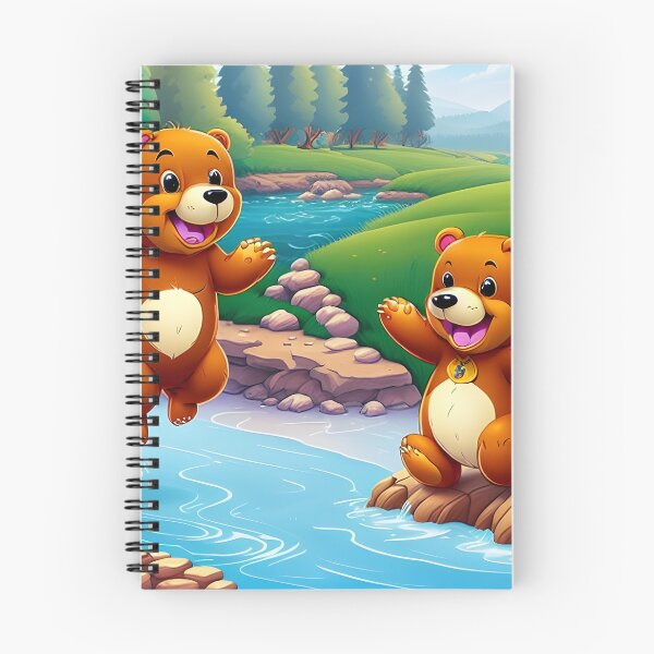 Item preview, bear playing in the river designed and sold by novmasao.