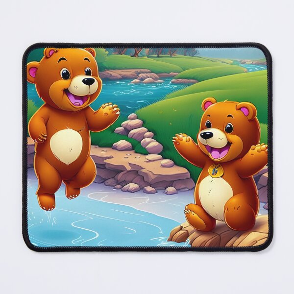 Item preview, bear playing in the river designed and sold by novmasao.