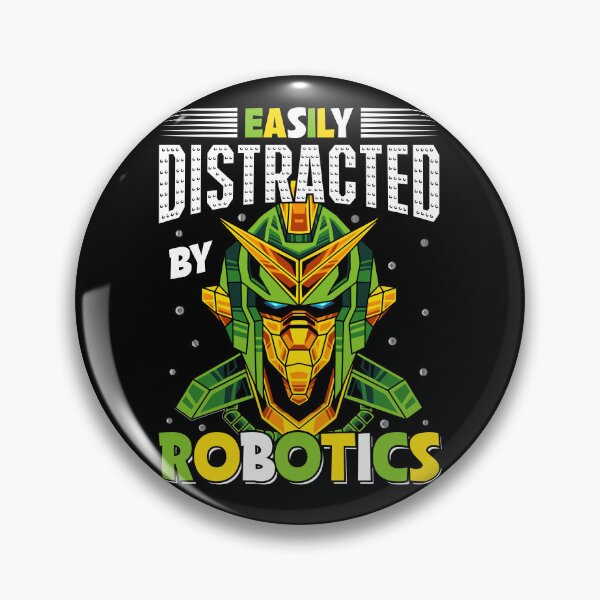 Item preview, Easily Distracted By Robotics  - Funny Gifts for Robotic Engineer Lovers by FanityPrints designed and sold by FanityPrints.