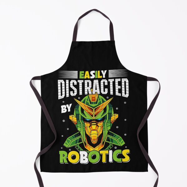 Item preview, Easily Distracted By Robotics - Funny Gifts for Robotic Engineer Lovers by FanityPrints designed and sold by FanityPrints.