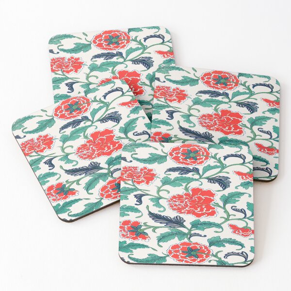 Item preview, Red floral pattern  designed and sold by janusa.