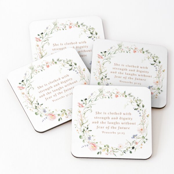 Item preview, Bible Verse - Proverbs 31:25 designed and sold by God Good Grace ..