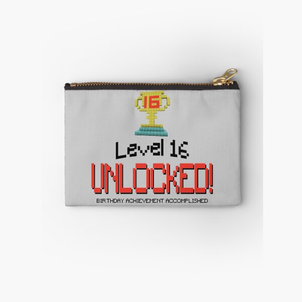 Item preview, 16th Birthday Gamer T-Shirt - Level 16 UNLOCKED! designed and sold by TrendyMerch.