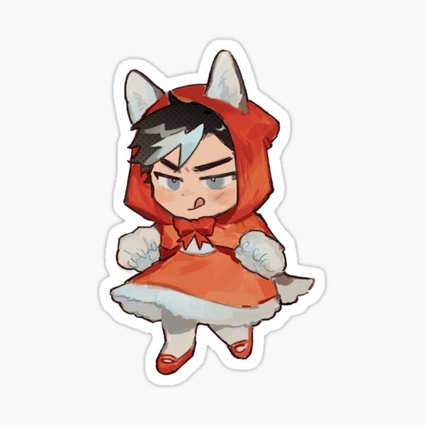 Little Red Hood 2x3 Sticker