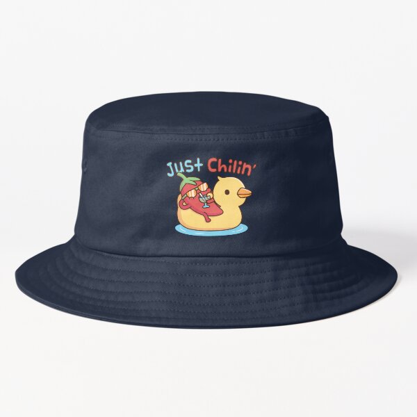 Item preview, Funny Chili On Ducky Pool Float Just Chilin Pun designed and sold by rustydoodle.