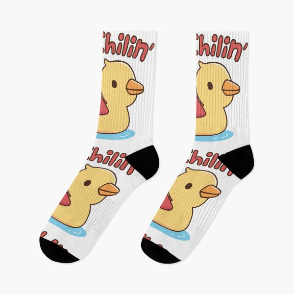 Item preview, Funny Chili On Ducky Pool Float Just Chilin Pun designed and sold by rustydoodle.