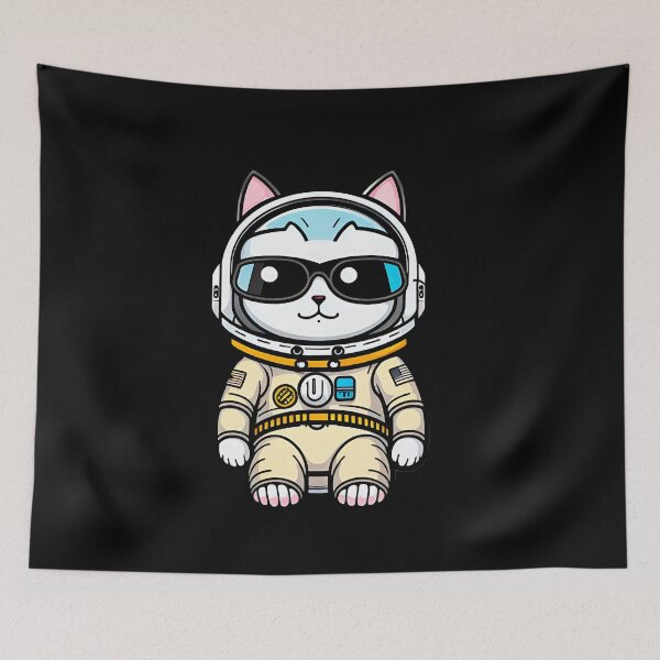 Item preview, Cat Astronaut designed and sold by Timegraf.