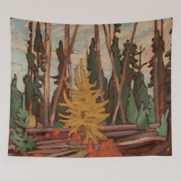Item preview, Algoma Sketch XCII (Algoma Autumn) by Lawren Harris designed and sold by TheRedVineyard.
