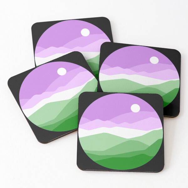 Item preview, Subtle Genderqueer Pride Flag Landscape designed and sold by everything4eva.