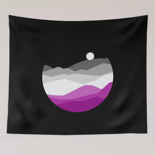 Item preview, Subtle Ace Pride Flag Landscape designed and sold by everything4eva.