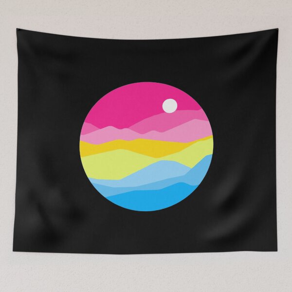 Item preview, Subtle Pan Pride Flag Landscape designed and sold by everything4eva.