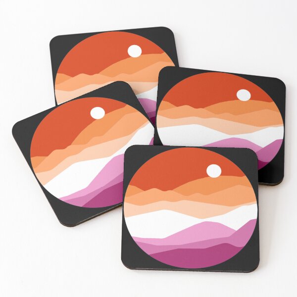 Item preview, Subtle Lesbian Pride Flag Landscape designed and sold by everything4eva.