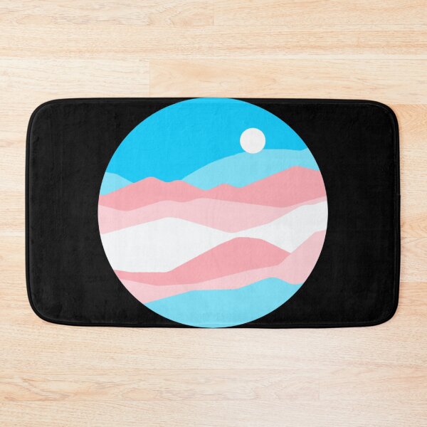 Item preview, Subtle Trans Pride Flag Landscape designed and sold by everything4eva.