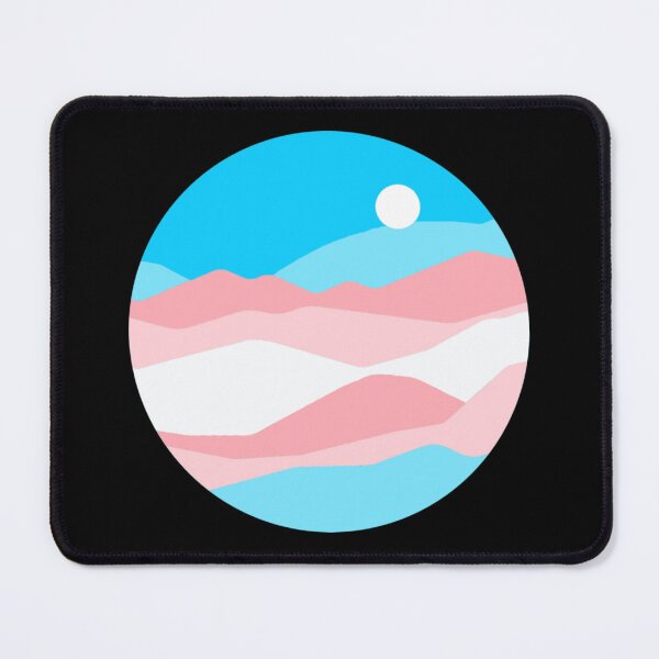 Item preview, Subtle Trans Pride Flag Landscape designed and sold by everything4eva.