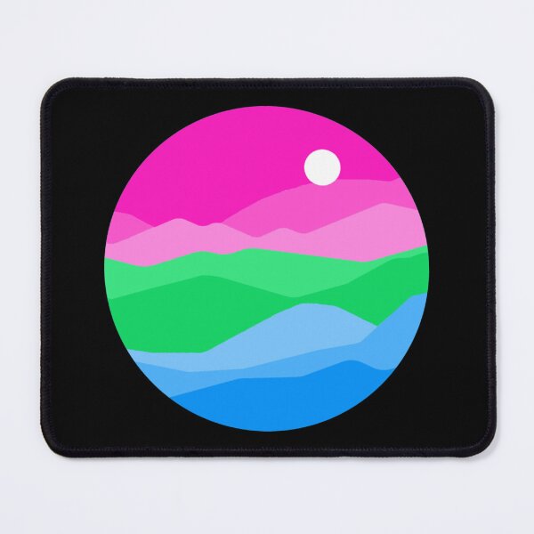 Item preview, Subtle Poly Pride Flag Landscape designed and sold by everything4eva.