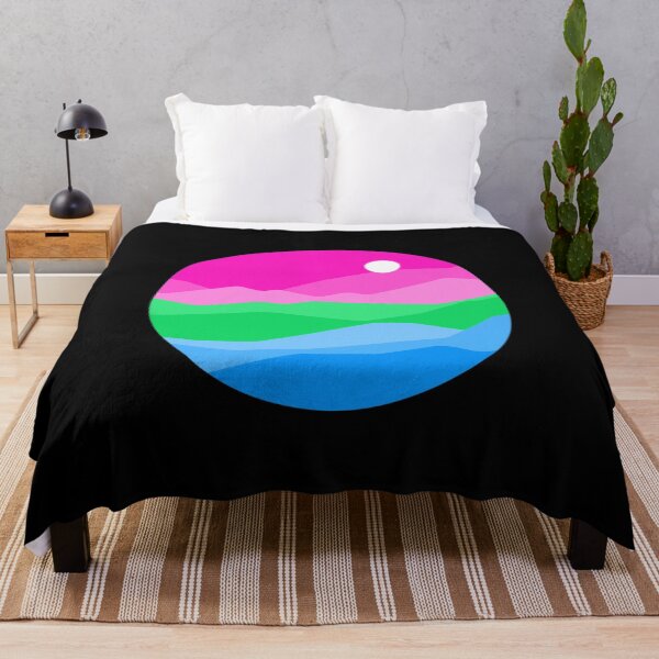 Item preview, Subtle Poly Pride Flag Landscape designed and sold by everything4eva.