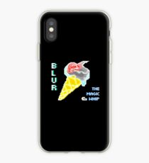 Blur The Magic Whip album cover in pixel art iPhone Case