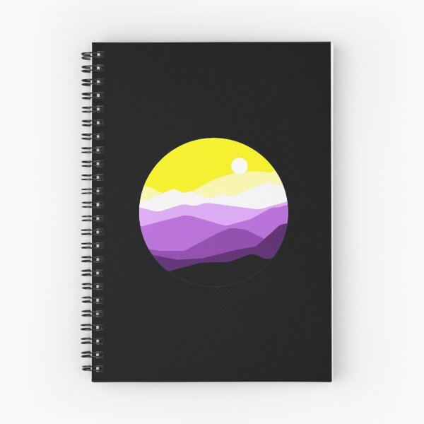 Item preview, Subtle Nonbinary Pride Flag Landscape designed and sold by everything4eva.