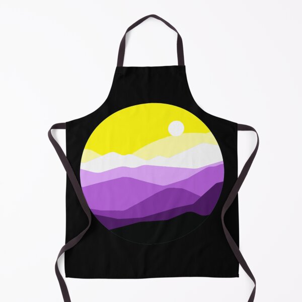 Item preview, Subtle Nonbinary Pride Flag Landscape designed and sold by everything4eva.