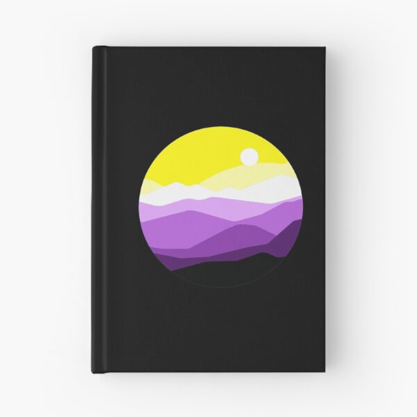 Item preview, Subtle Nonbinary Pride Flag Landscape designed and sold by everything4eva.