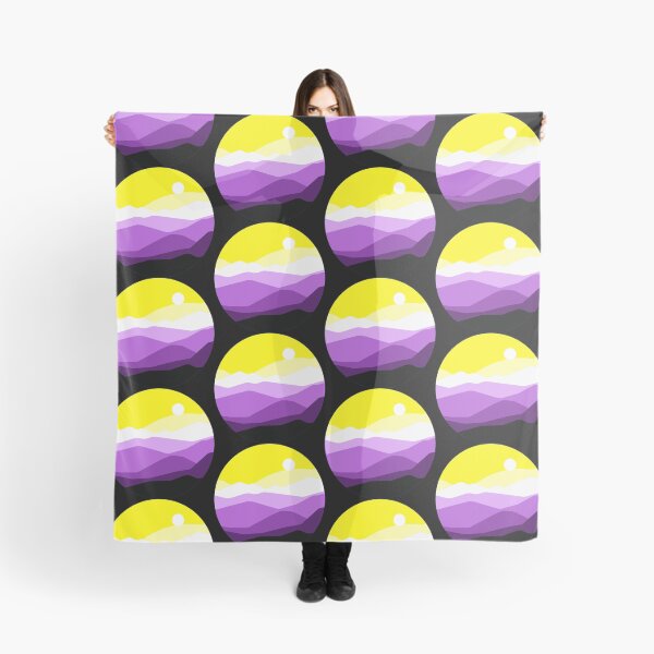 Item preview, Subtle Nonbinary Pride Flag Landscape designed and sold by everything4eva.