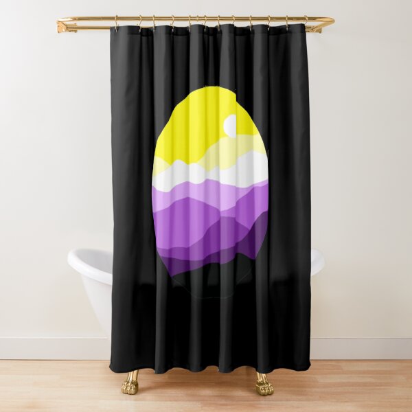 Item preview, Subtle Nonbinary Pride Flag Landscape designed and sold by everything4eva.
